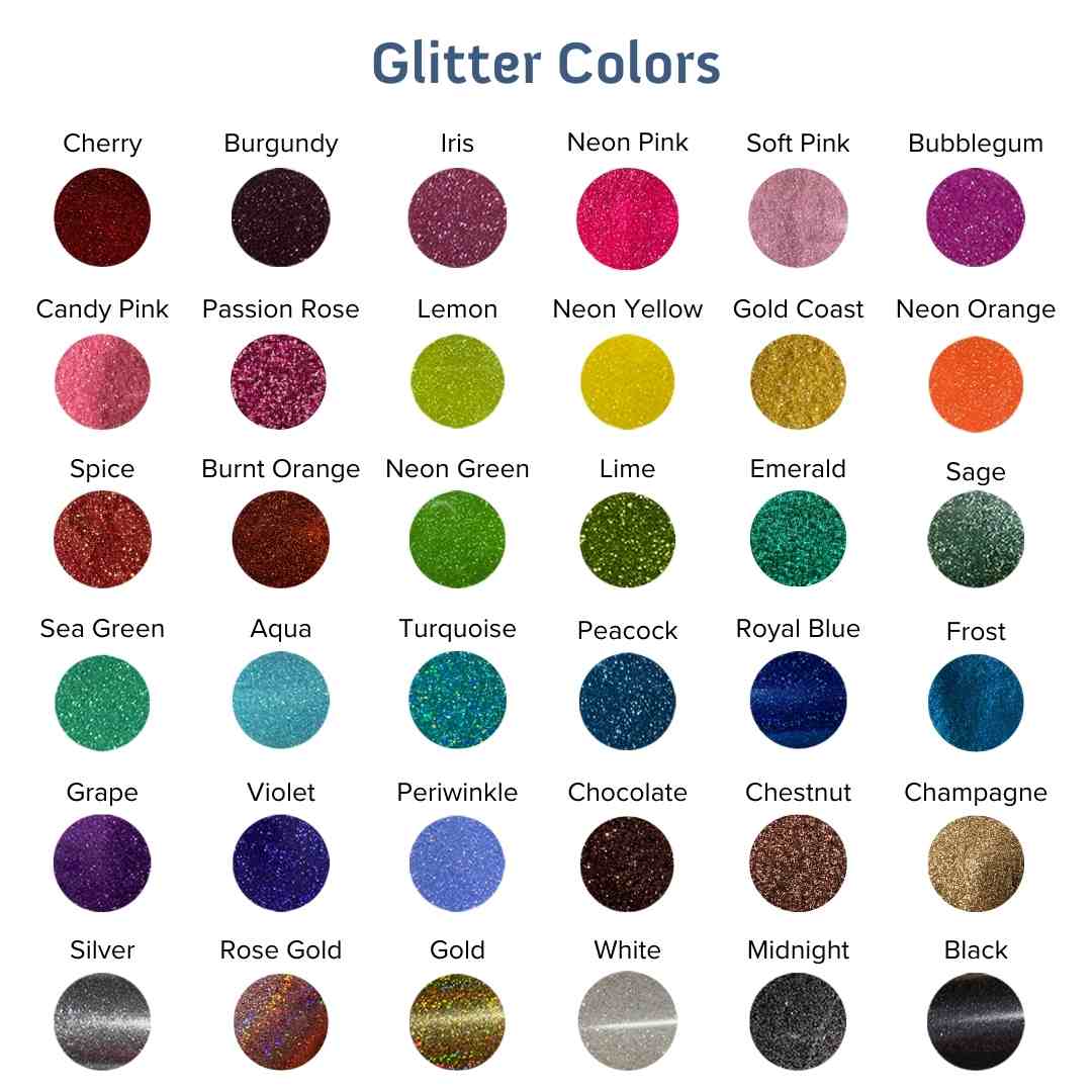 glitter colors